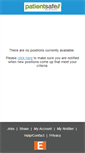 Mobile Screenshot of patientsafesolutions.jobinfo.com