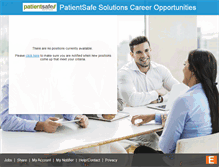 Tablet Screenshot of patientsafesolutions.jobinfo.com