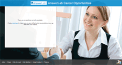 Desktop Screenshot of answerlab.jobinfo.com