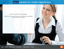 Tablet Screenshot of lexxiom.jobinfo.com