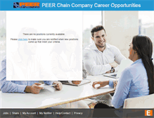 Tablet Screenshot of peerchain.jobinfo.com