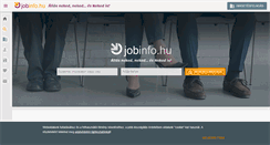 Desktop Screenshot of jobinfo.hu