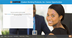 Desktop Screenshot of custombuildingproducts.jobinfo.com