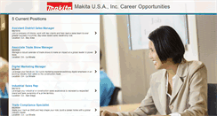 Desktop Screenshot of makitausa.jobinfo.com