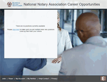 Tablet Screenshot of nationalnotary.jobinfo.com