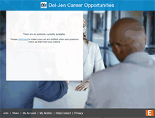 Tablet Screenshot of del-jen.jobinfo.com