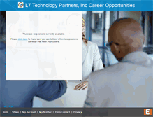 Tablet Screenshot of l7technologypartners.jobinfo.com